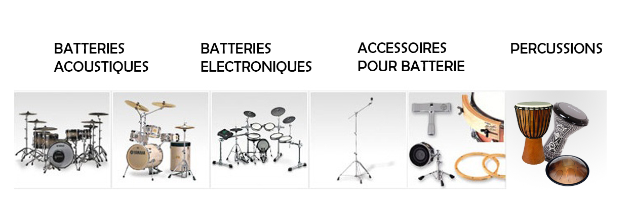 Baguettes de batterie pour tambour acoustique et électronique
